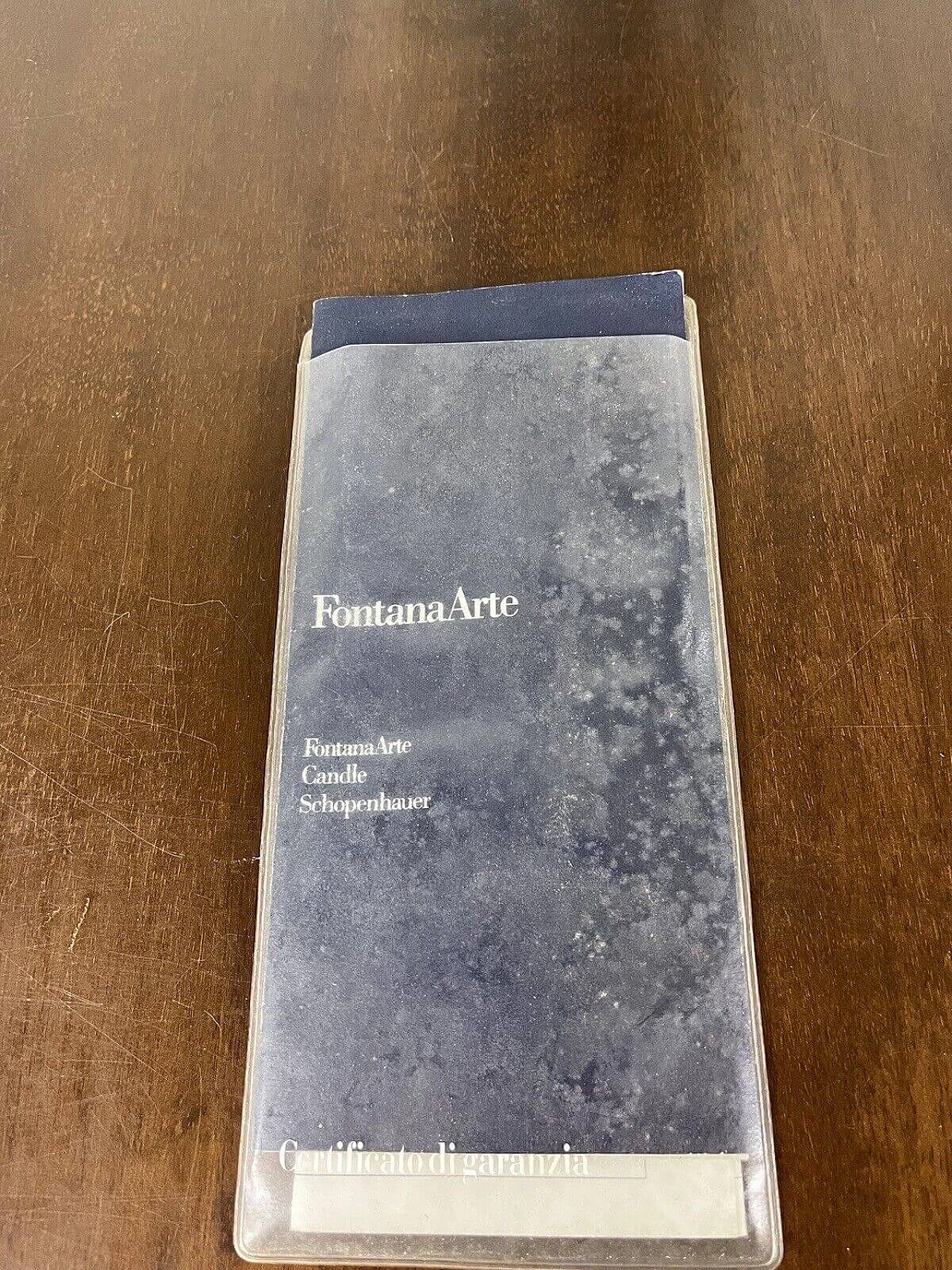 Coppia di lampade da tavolo Block 3095 di Fontana Arte, anni '80 13