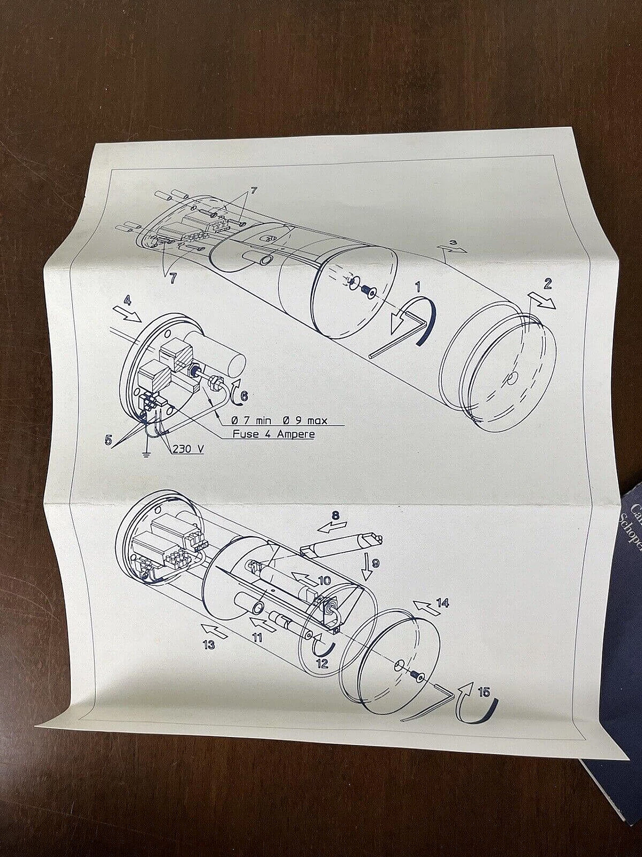 Coppia di lampade da tavolo Block 3095 di Fontana Arte, anni '80 14