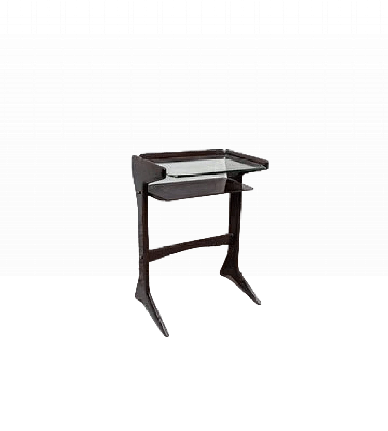 Mahogany coffee table by Ico Luisa Parisi for De Baggis, 1950s 12