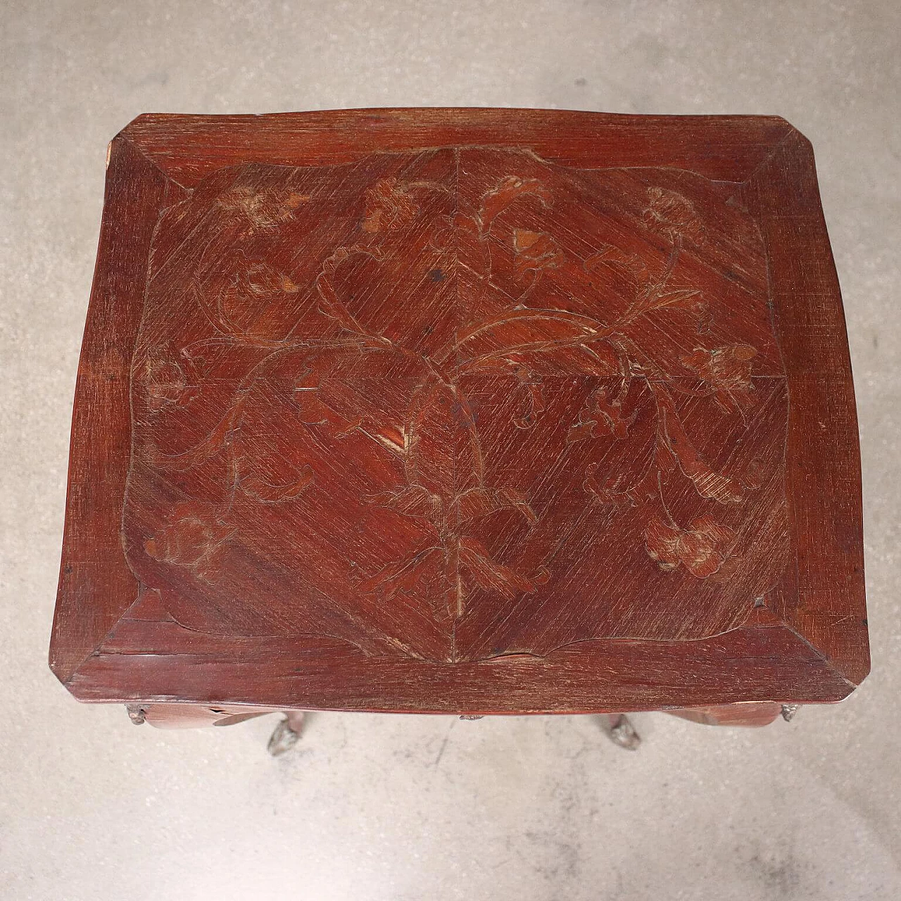 Inlaid side table, early 20th century 3