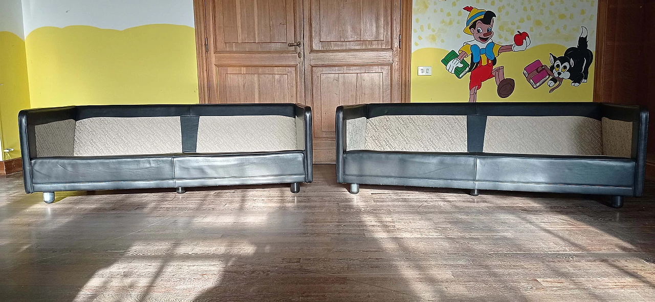 Divano Socrate di Poltrona Frau, anni '90 13