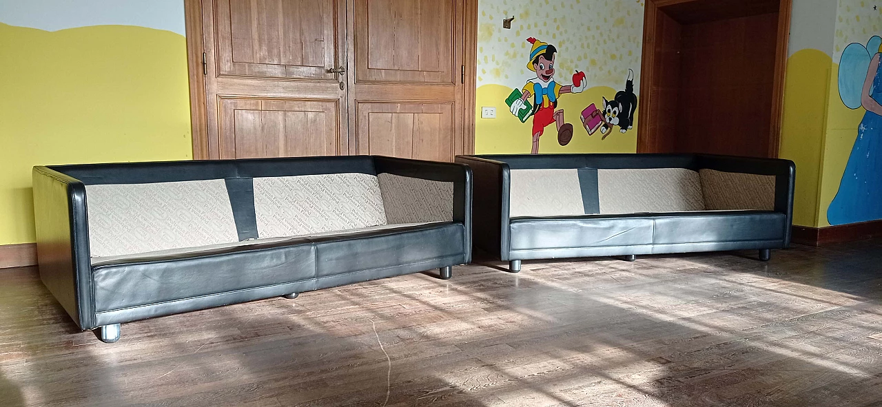 Divano Socrate di Poltrona Frau, anni '90 15