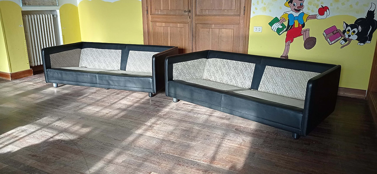 Divano Socrate di Poltrona Frau, anni '90 17