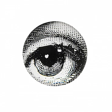 Crystal paperweight by Piero Fornasetti, 1970s