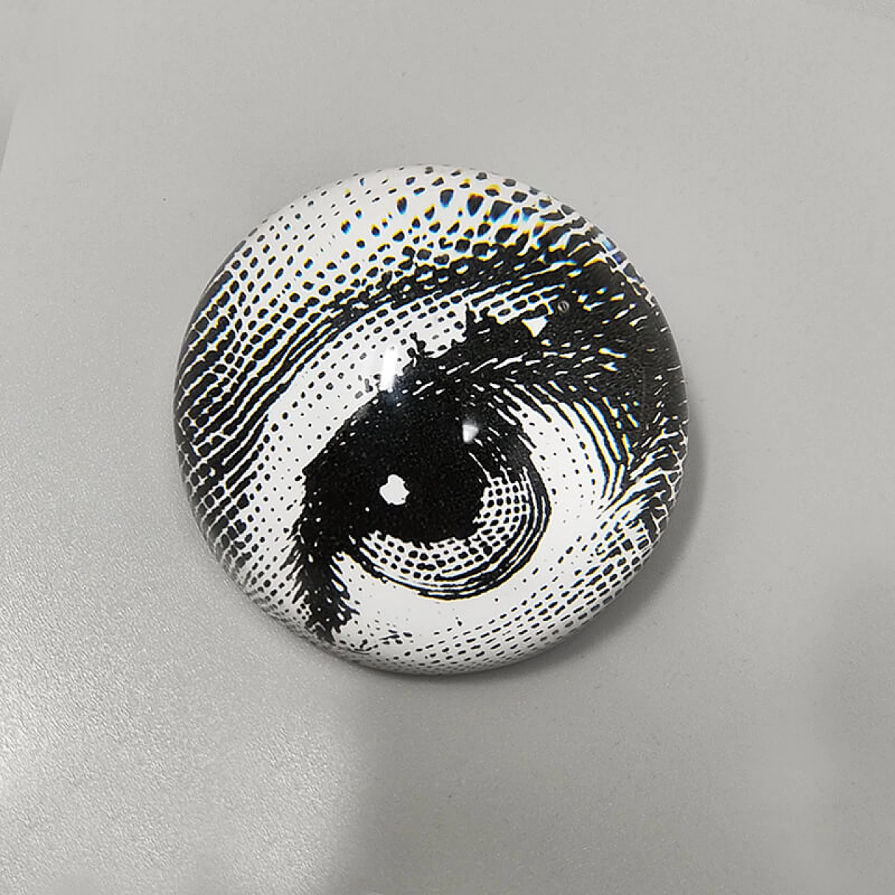 Crystal paperweight by Piero Fornasetti, 1970s 3