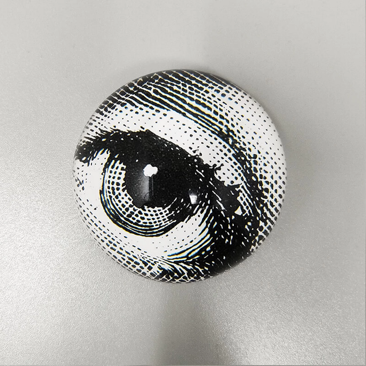 Crystal paperweight by Piero Fornasetti, 1970s 4