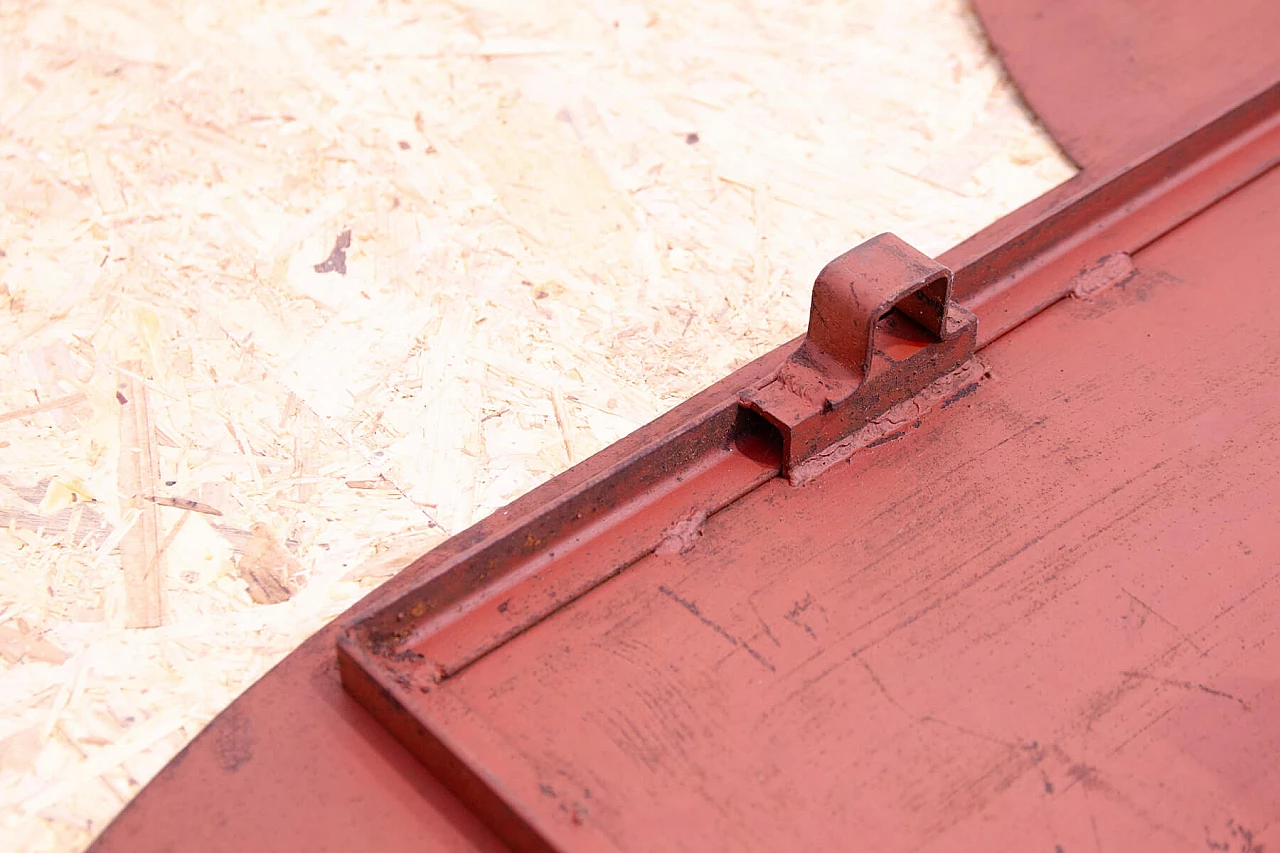 Insegna pubblicitaria ZTS cecoslovacca in metallo, anni '80 13