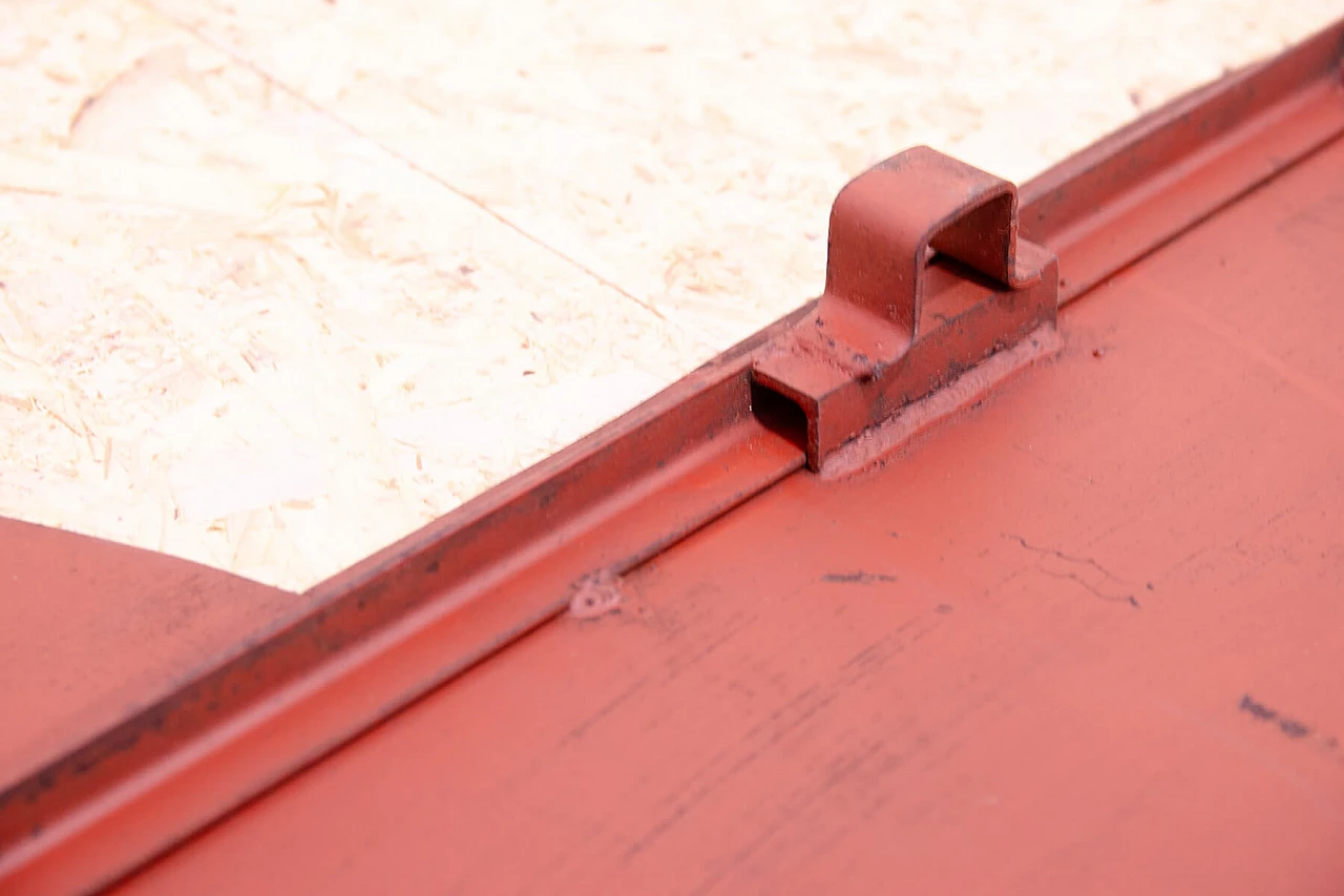 Insegna pubblicitaria ZTS cecoslovacca in metallo, anni '80 15