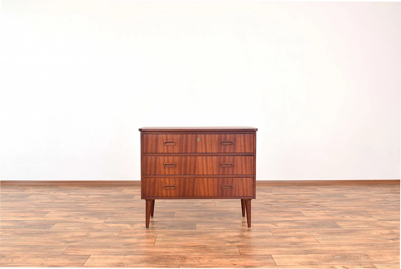 Danish teak chest of drawers, 1960s 1
