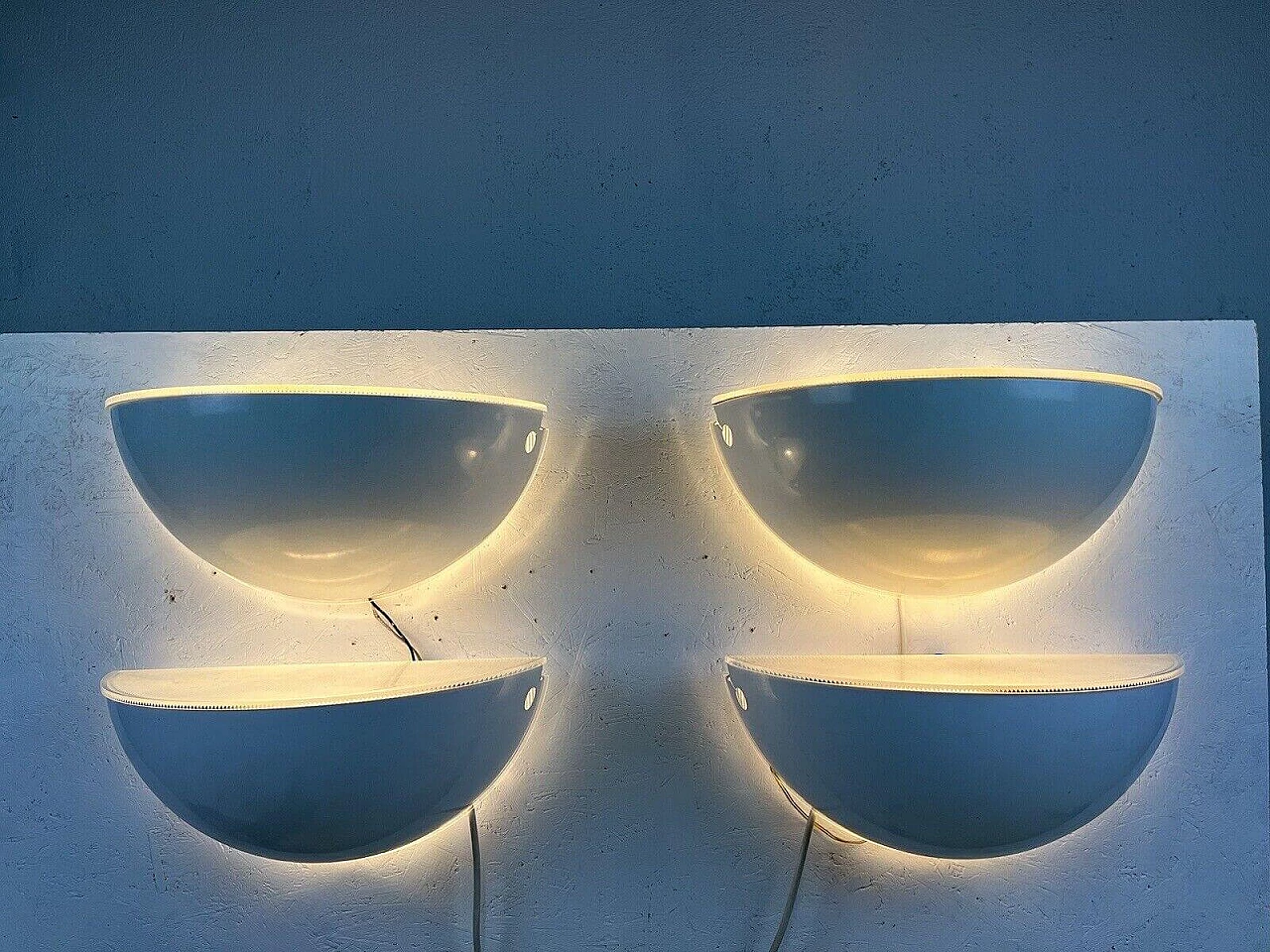 4 Quarto wall lights by Afra and Tobia Scarpa for Flos, 1970s 1