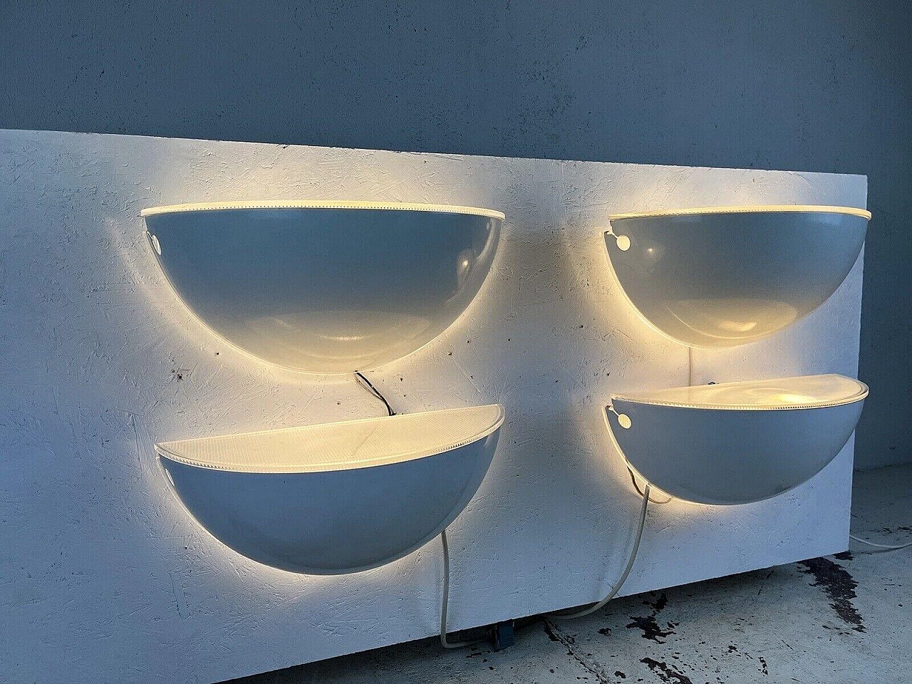4 Quarto wall lights by Afra and Tobia Scarpa for Flos, 1970s 3