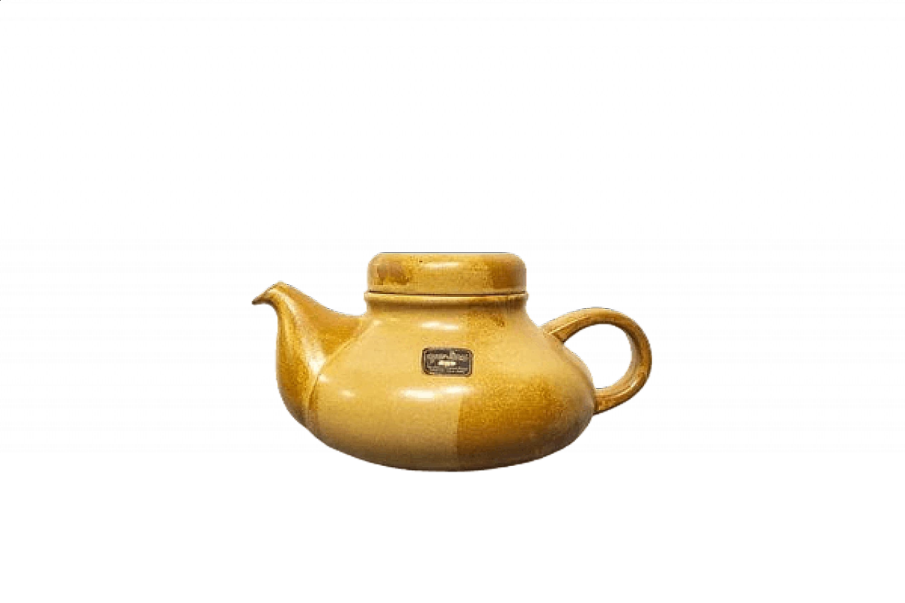 Ceramic teapot by Franco Pozzi for Gresline, 1970s 6