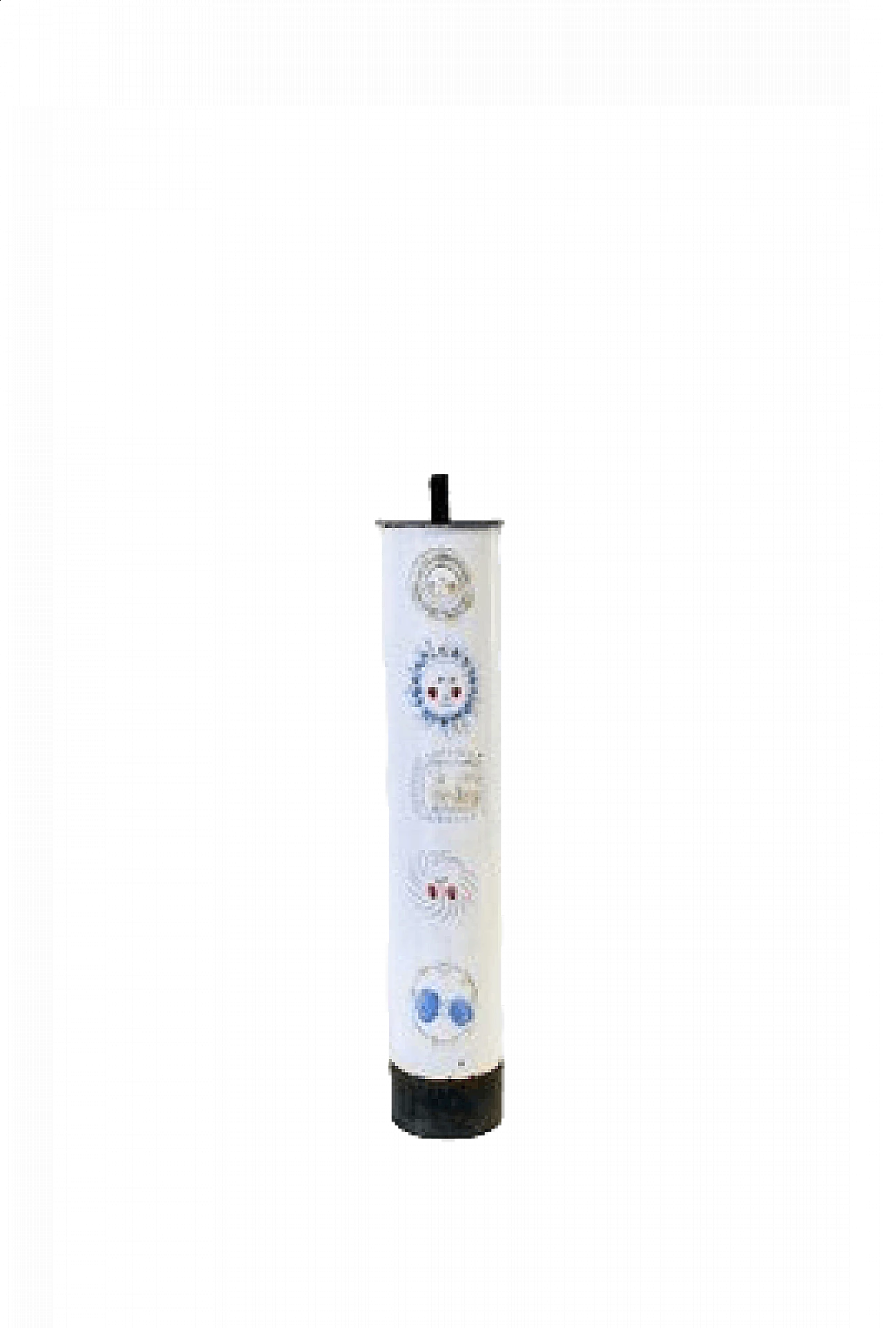 Posacenere in ferro smaltato e ottone, anni '50 6