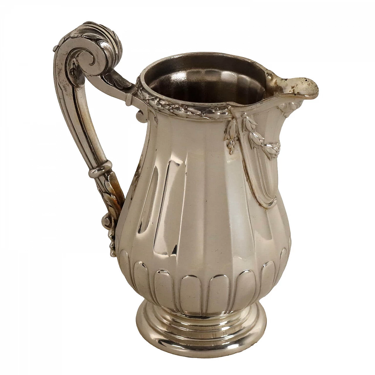 French 950 silver water jug, early 20th century 1