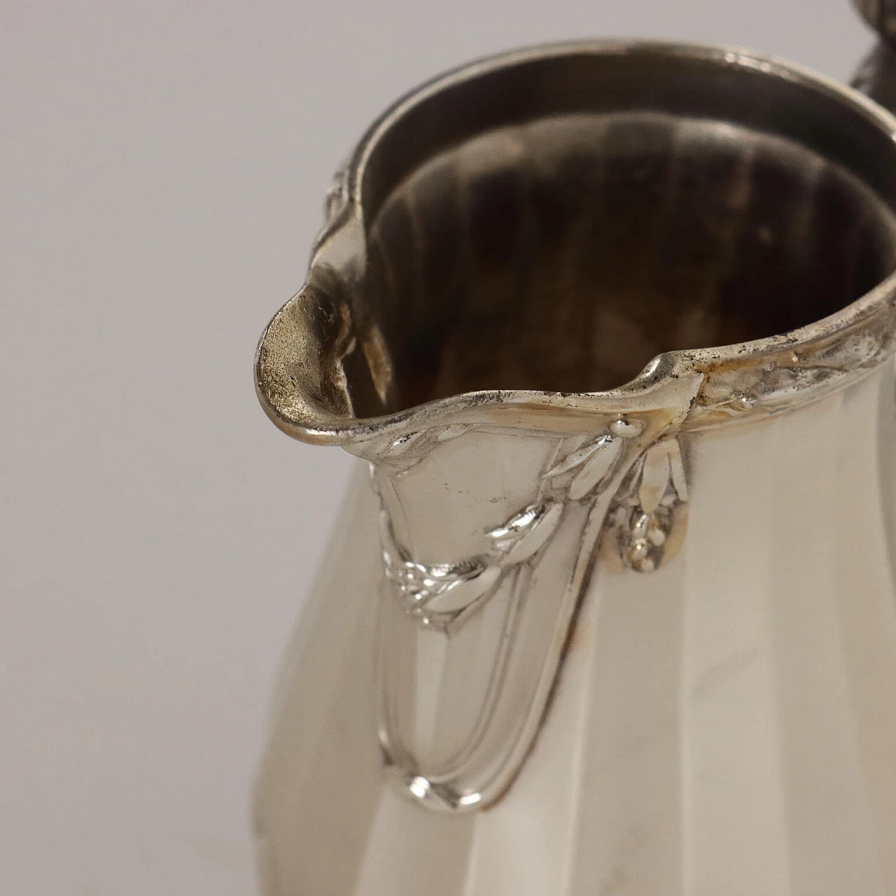 French 950 silver water jug, early 20th century 3