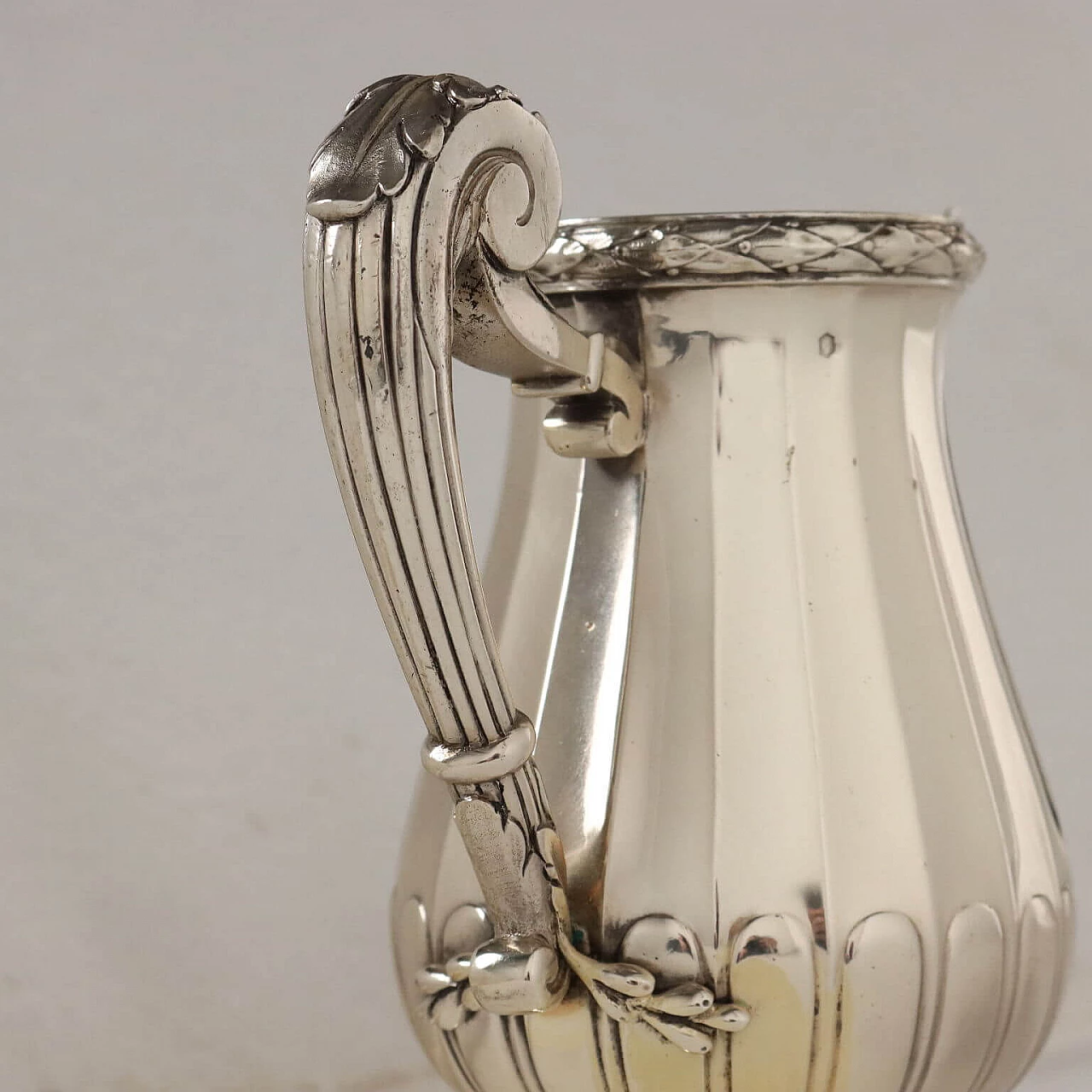 French 950 silver water jug, early 20th century 6
