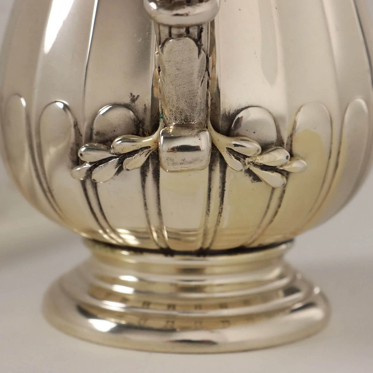French 950 silver water jug, early 20th century 8