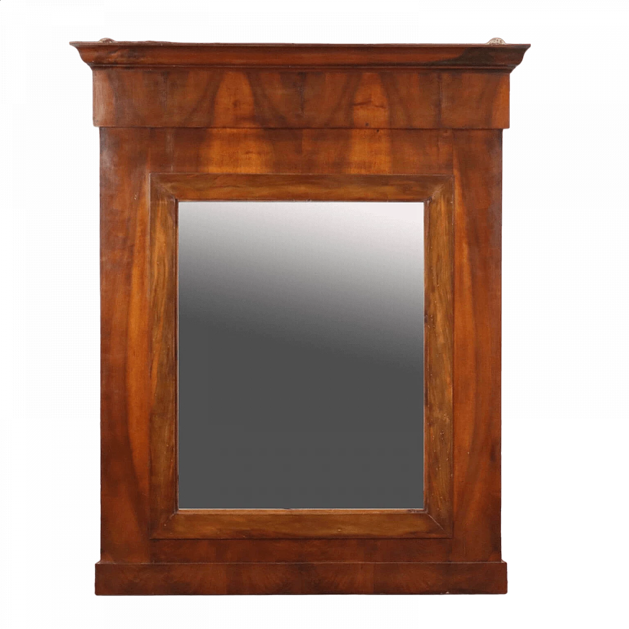 Mahogany veneered spruce mantelpiece mirror, mid-19th century 11