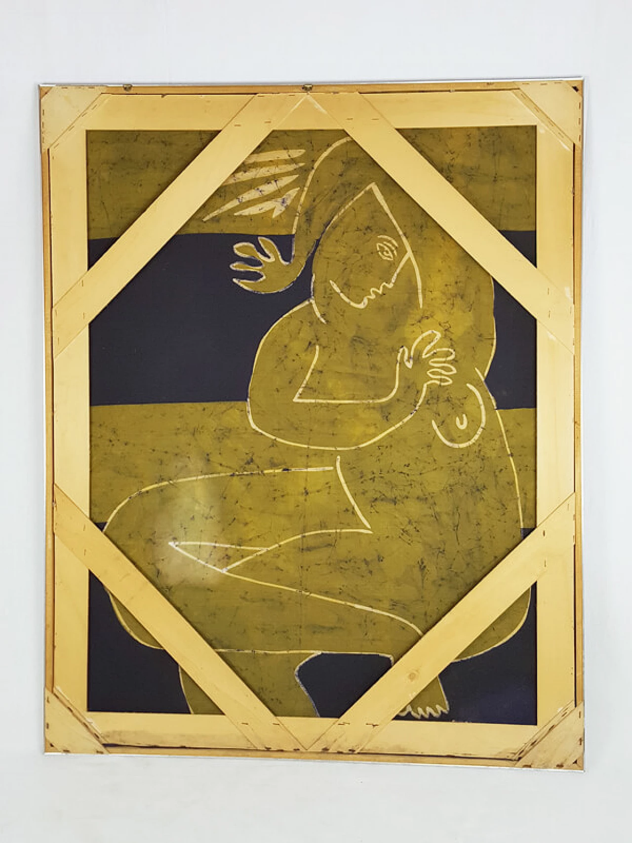 Tessuto stampato con tecnica batik di Vava Quazar, 1973 3