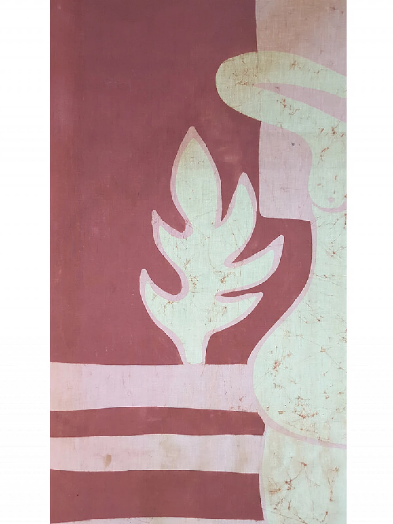 Tessuto stampato con tecnica batik di Vava Quazar, 1974 3