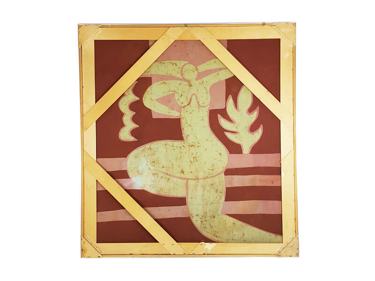 Tessuto stampato con tecnica batik di Vava Quazar, 1974 8