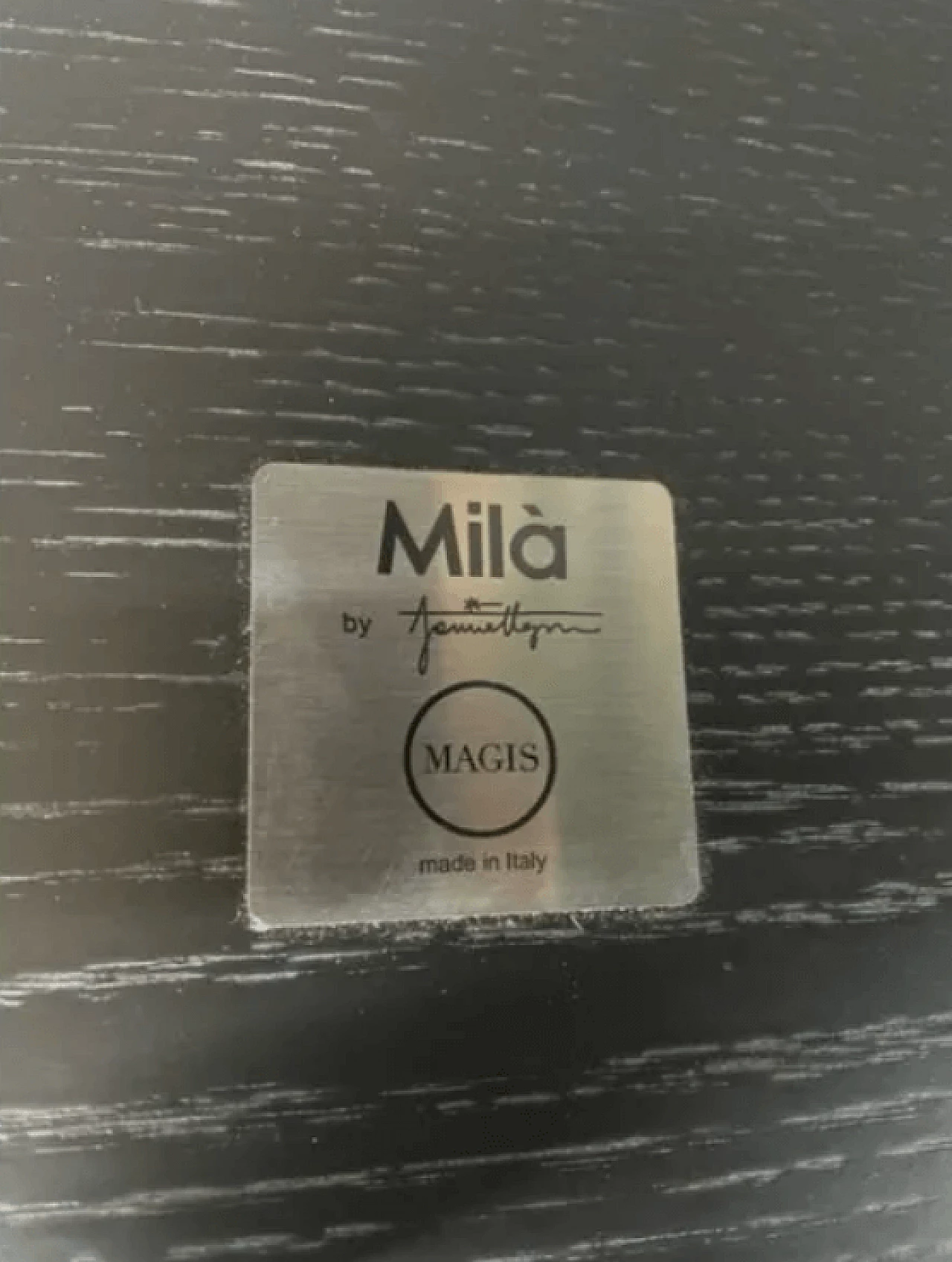 Wood and aluminium Milà table by Jaime Hayon for Tavoli Magis, late 20th century 3