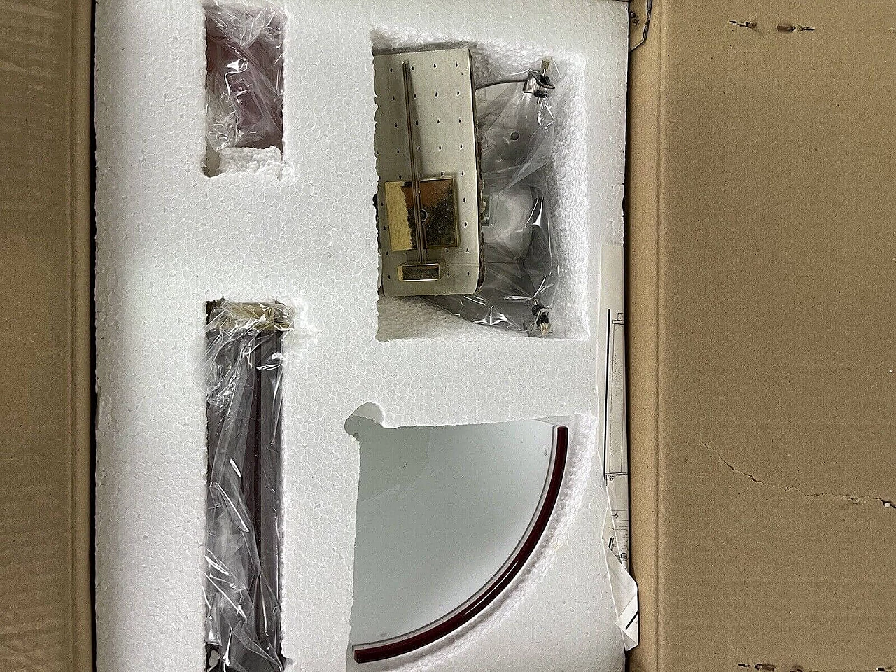 Pair of Vinkboi Murano glass wall sconces by Venini, 1990s 1