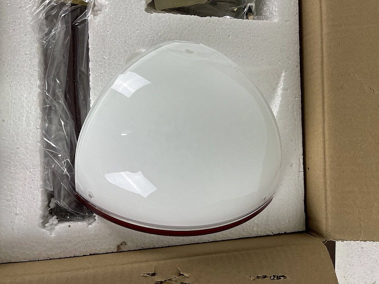 Pair of Vinkboi Murano glass wall sconces by Venini, 1990s 3