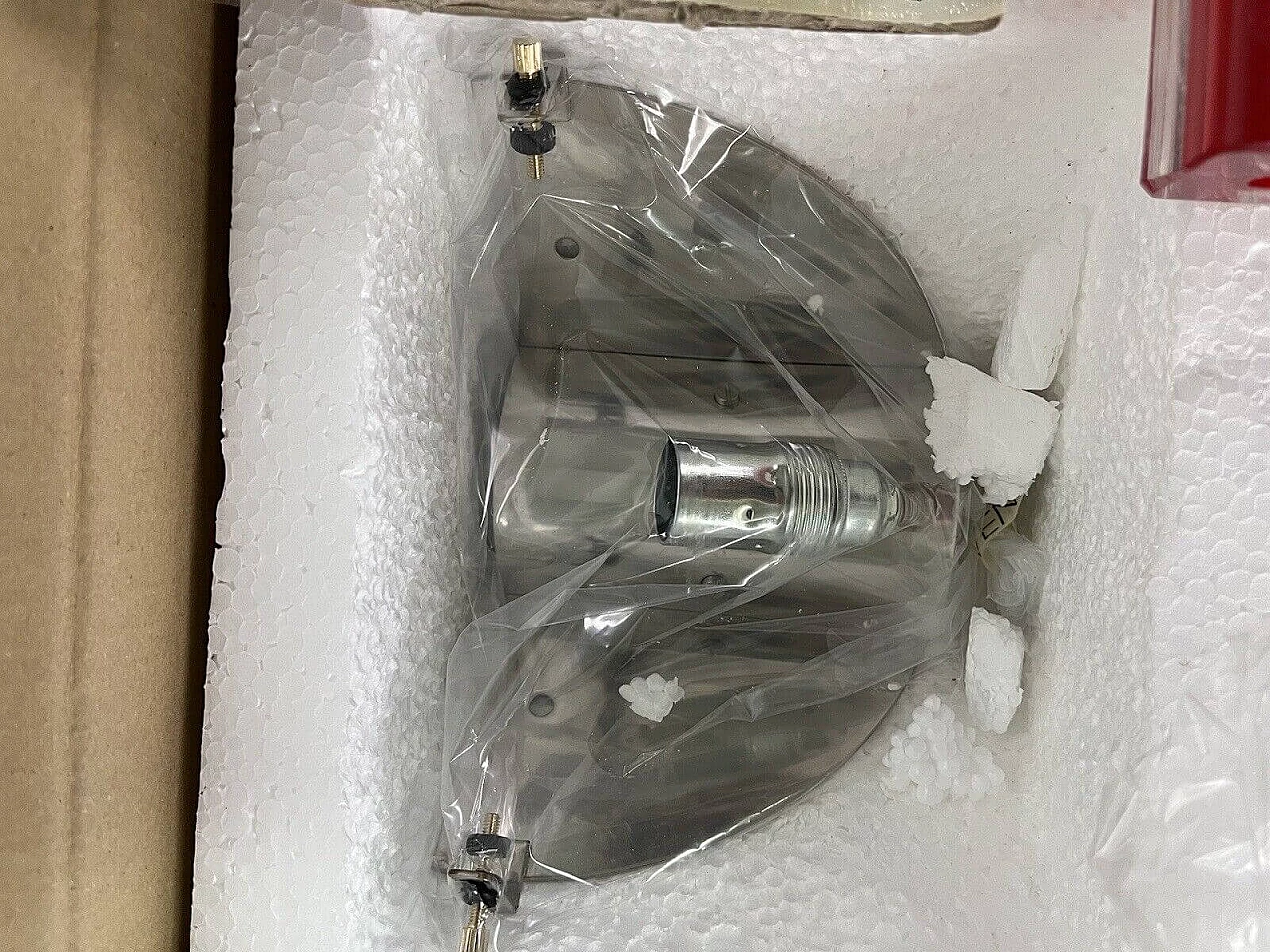 Pair of Vinkboi Murano glass wall sconces by Venini, 1990s 7