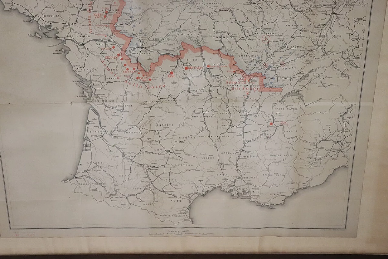 4 Carte geografiche della guerra franco-tedesca, '800 7