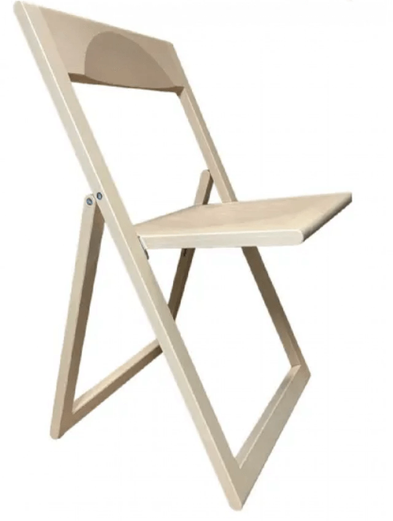 Beech folding chamber chair by Sedie Magis, late 20th century 1