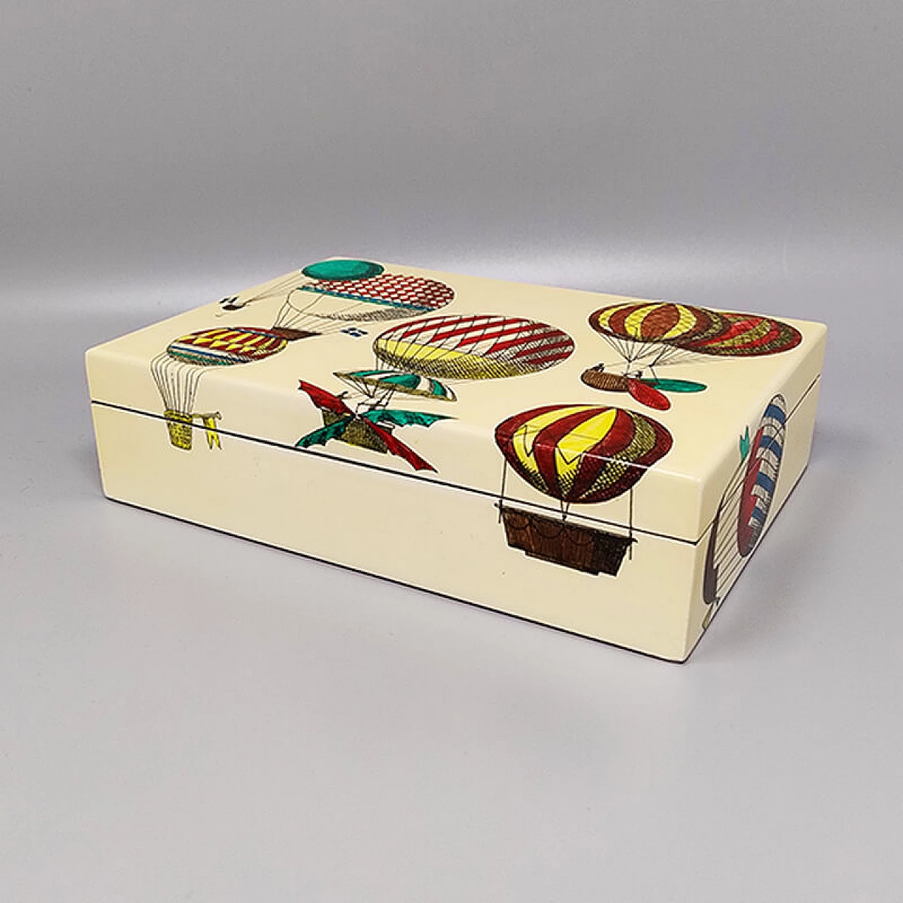 Walnut box by Piero Fornasetti, 1970s 3
