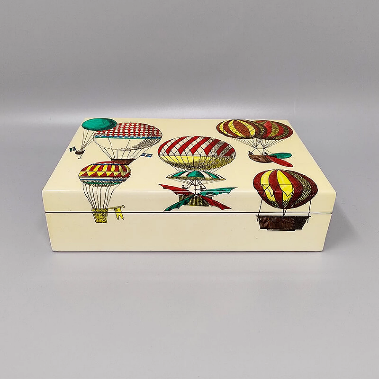 Walnut box by Piero Fornasetti, 1970s 4
