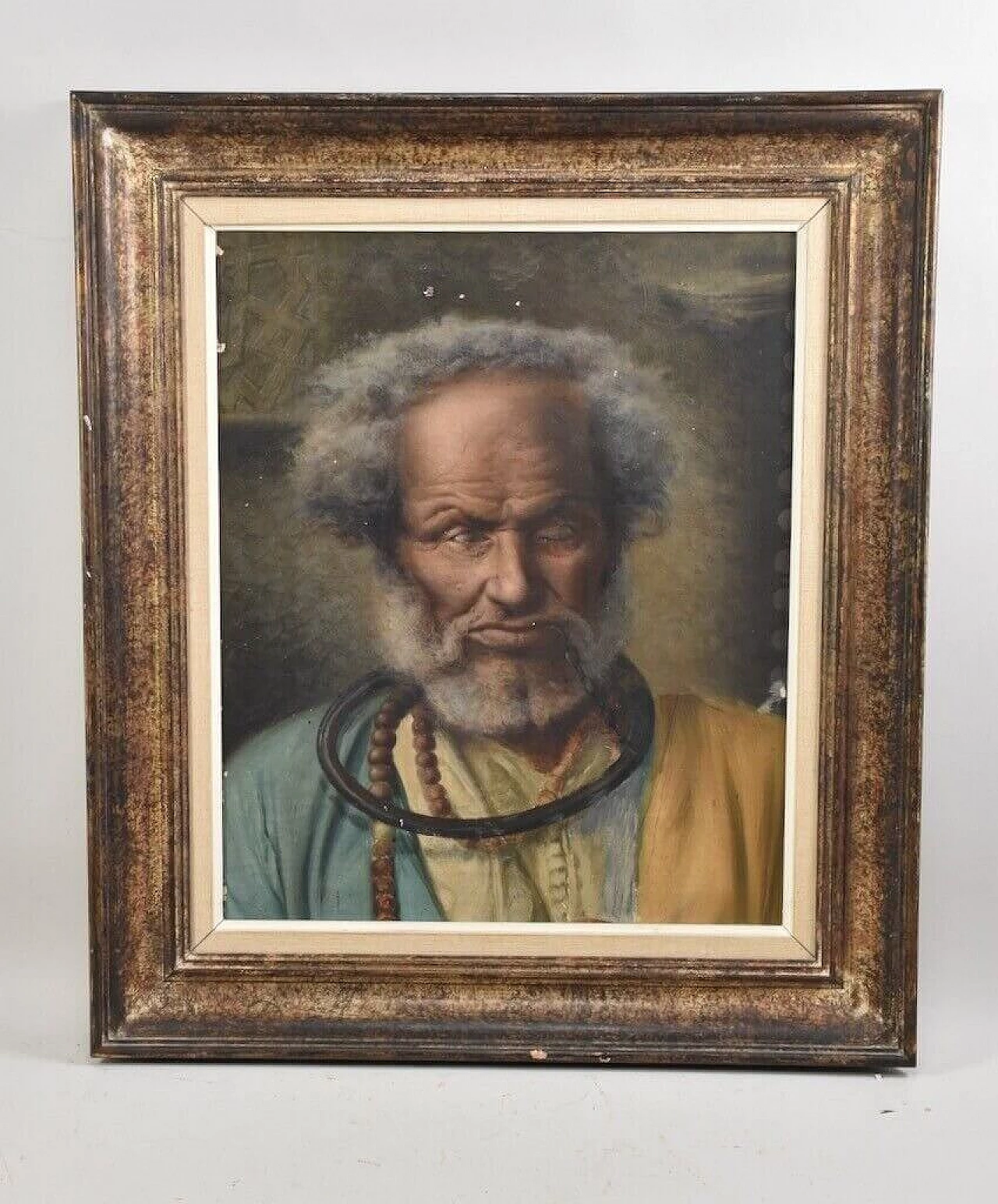 Ritratto di schiavo, dipinto a olio su tela, '800 4