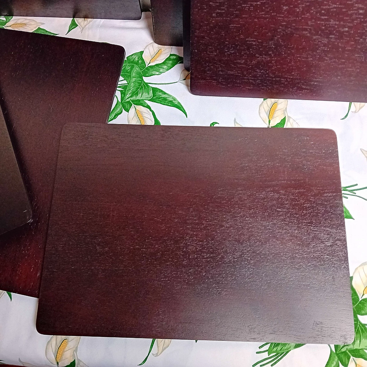 8 Tovagliette in teak, anni '90 2