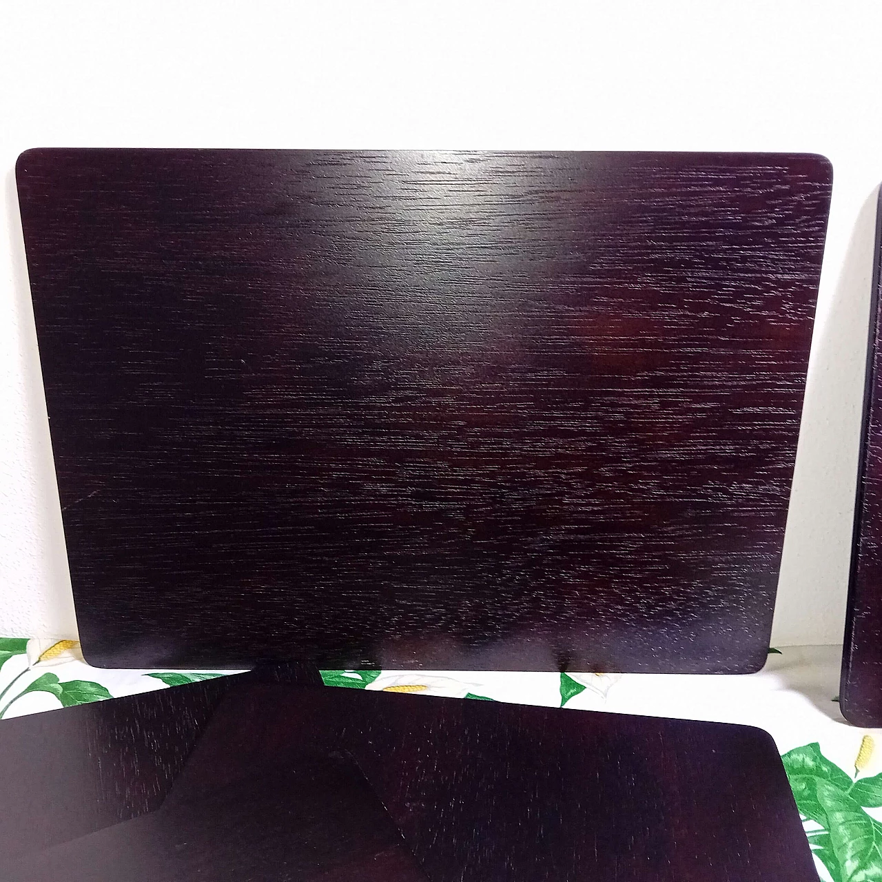 8 Tovagliette in teak, anni '90 3