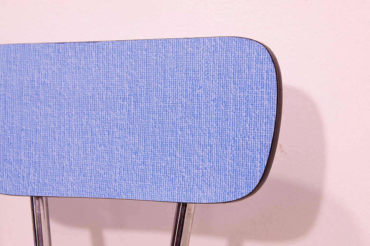 4 Chairs in chromed metal and formica by Kovona, 1960s 12