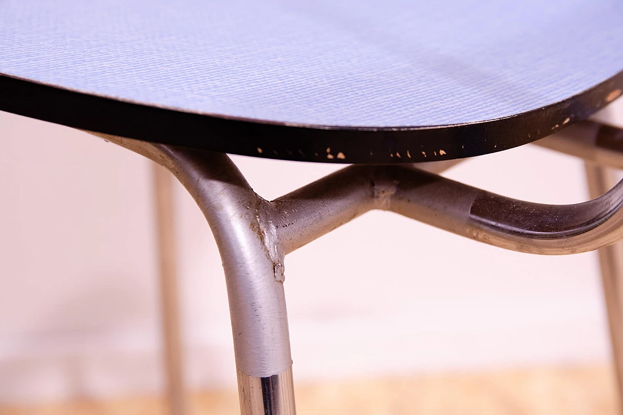 4 Chairs in chromed metal and formica by Kovona, 1960s 13