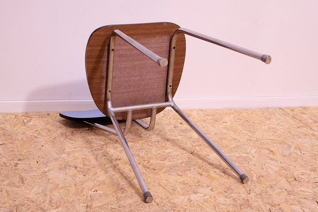 4 Chairs in chromed metal and formica by Kovona, 1960s 18