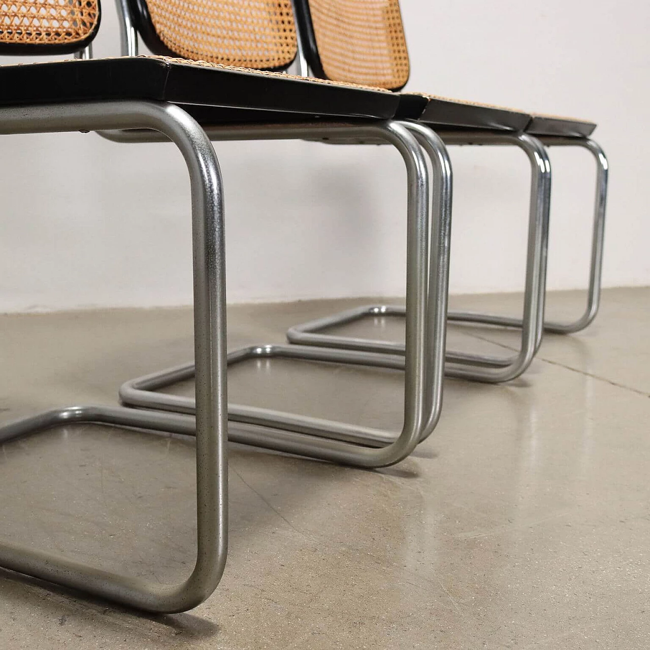 3 Cesca chairs by Marcel Breuer for Gavina, 1960s 6