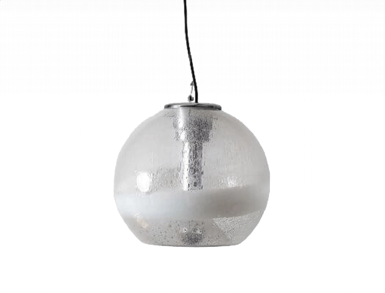 Sothis glass ceiling lamp, 1970s 7