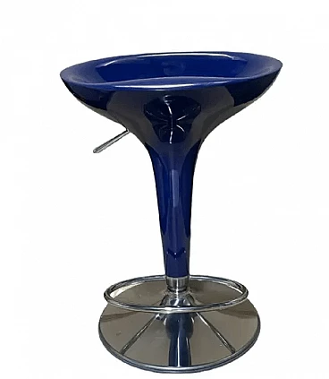 Blue Bombo stool by Stefano Giovannoni for Magis