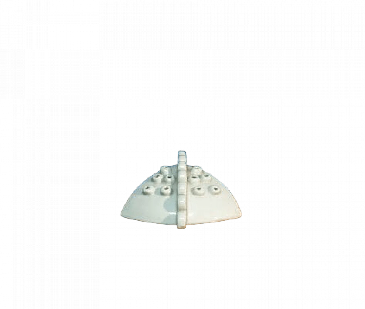 Porta stuzzicadenti Manitoba in ceramica di Matteo Thun per Memphis, anni '80 5