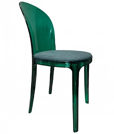 Green Murano Vanity chair by Stefano Giovannoni for Magis