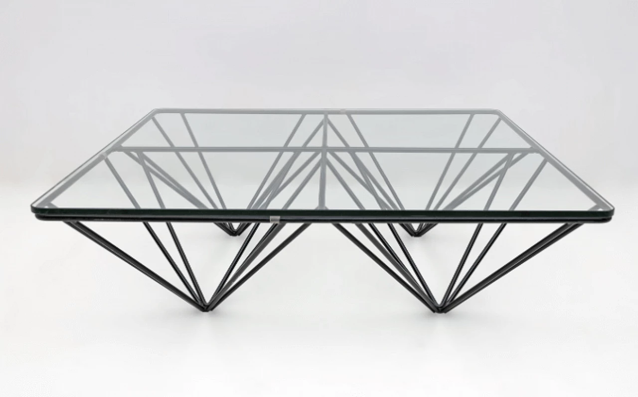 Square Alanda coffee table by Paolo Piva for B&B Italia, 1980s 6