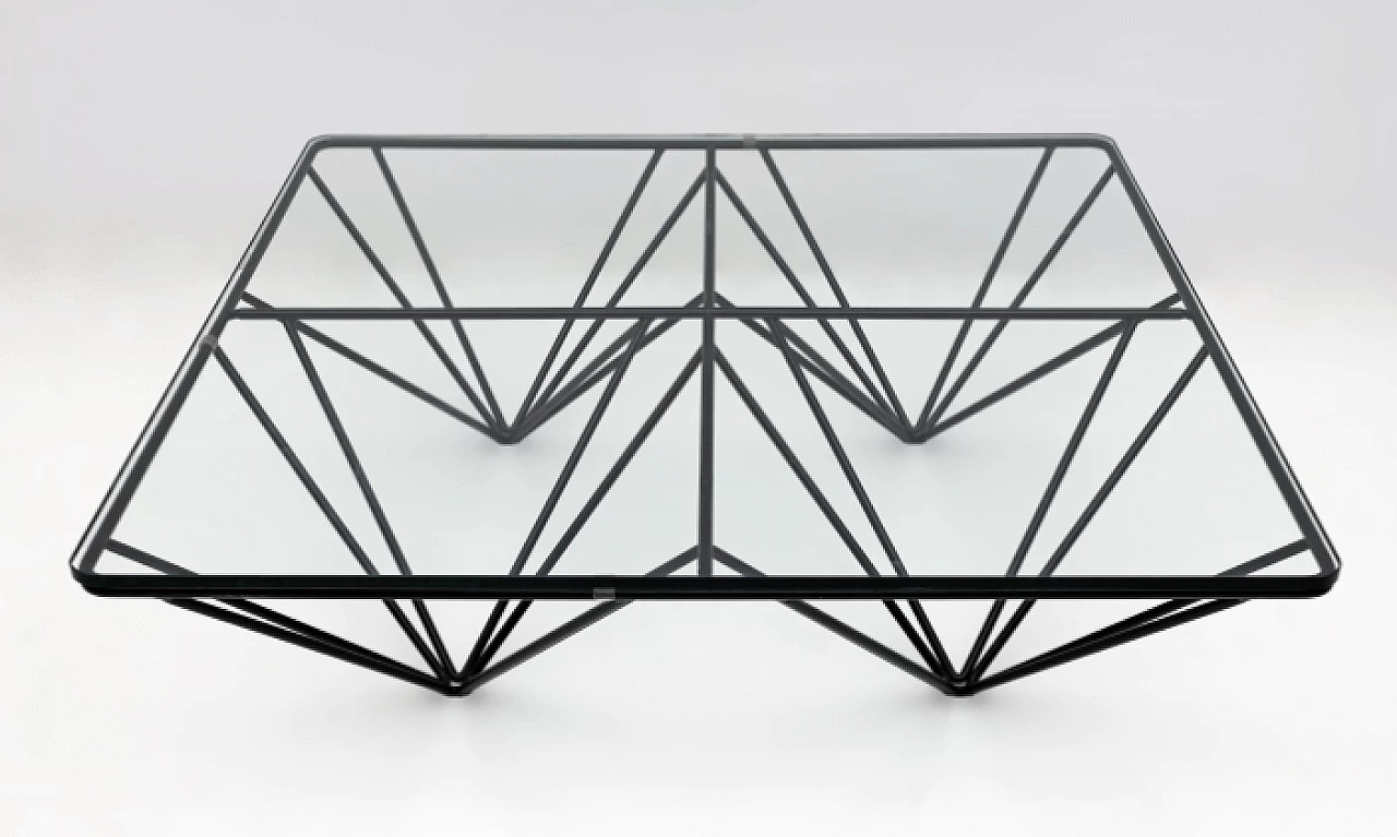 Square Alanda coffee table by Paolo Piva for B&B Italia, 1980s 7