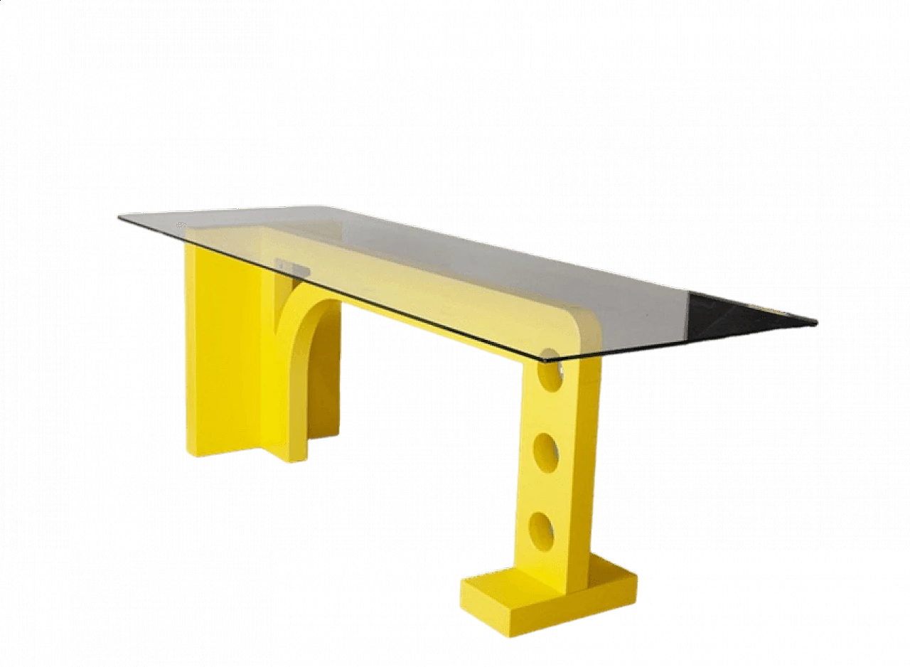 Meccano dining table in the style of Cesare Leonardi, 1990s 9