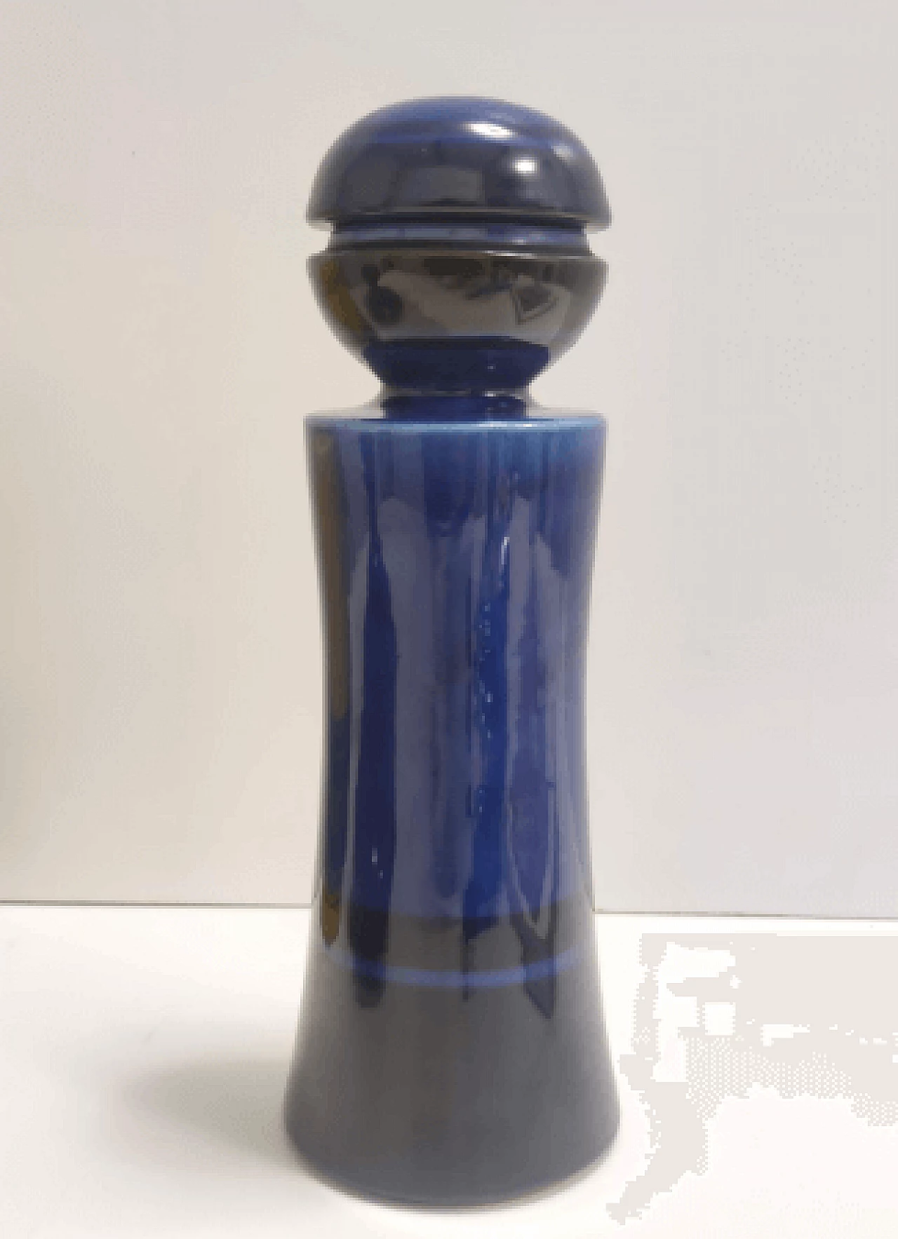 Pair of bottles and vase in glazed ceramic by Parravicini, 1970s 6