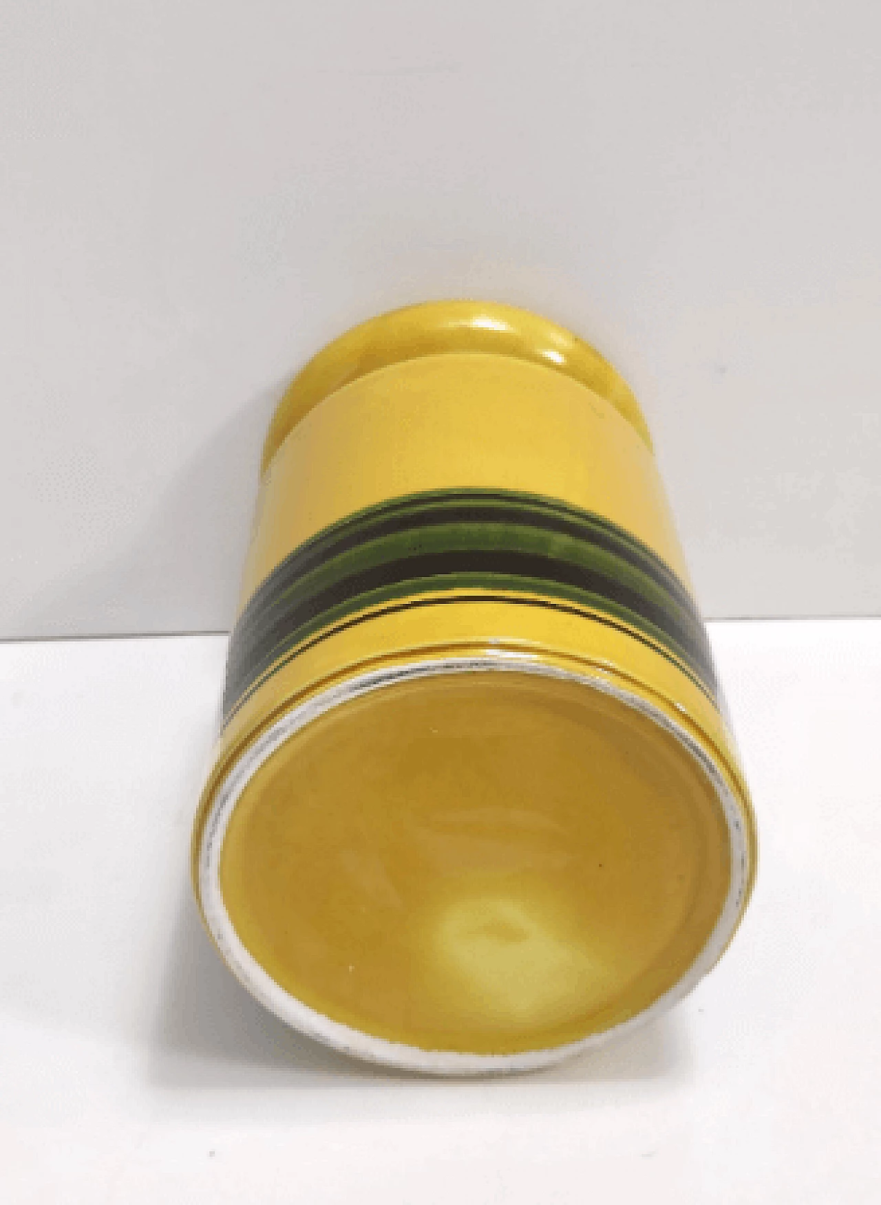 Coppia di bottiglie e vaso in ceramica smaltata di Parravicini, anni '70 9