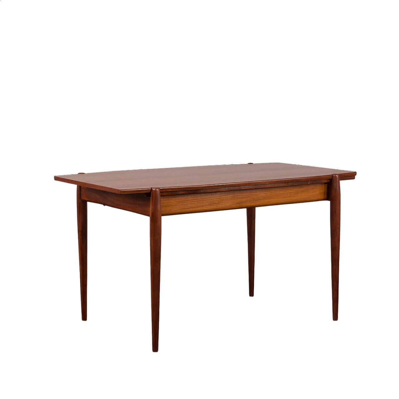 Mahogany veneered extendable table in the style of Gio Ponti, 1960s 11